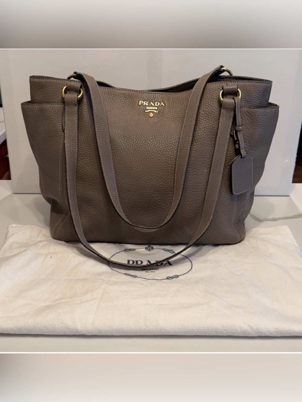 Prada Leather Tote